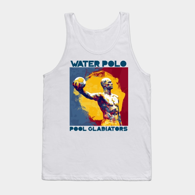 pool gladiators, waterpolo v1 Tank Top by H2Ovib3s